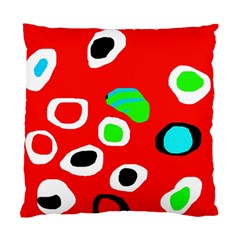 Red Abstract Pattern Standard Cushion Case (one Side) by Valentinaart