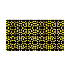 Dots Pattern Yellow Satin Wrap by BrightVibesDesign