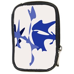 Blue Amoeba Abstract Compact Camera Cases by Valentinaart