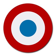 Roundel Of The French Air Force  Round Mousepads