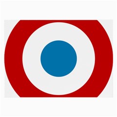 Roundel Of The French Air Force  Large Glasses Cloth (2-side)