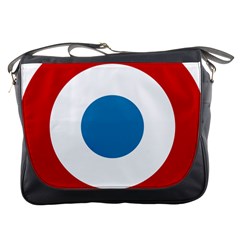 Roundel Of The French Air Force  Messenger Bags