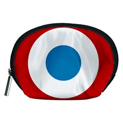 Roundel Of The French Air Force  Accessory Pouches (medium) 