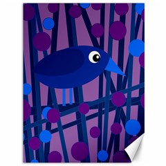Purple Bird Canvas 36  X 48   by Valentinaart