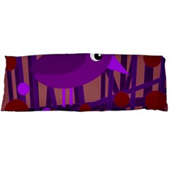 Sweet Purple Bird Body Pillow Case Dakimakura (two Sides) by Valentinaart