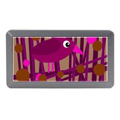 Cute Magenta Bird Memory Card Reader (mini) by Valentinaart