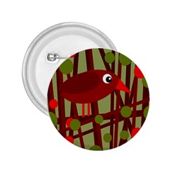 Red cute bird 2.25  Buttons