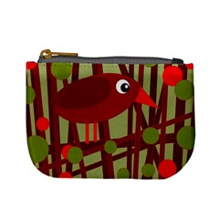 Red cute bird Mini Coin Purses