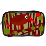 Red cute bird Toiletries Bags 2-Side Back