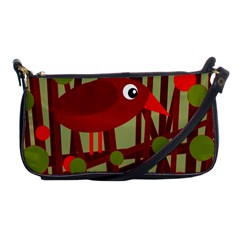 Red cute bird Shoulder Clutch Bags