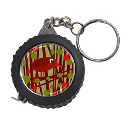 Red cute bird Measuring Tapes