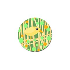 Yellow Little Bird Golf Ball Marker (10 Pack) by Valentinaart