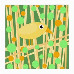 Yellow Little Bird Medium Glasses Cloth (2-side)