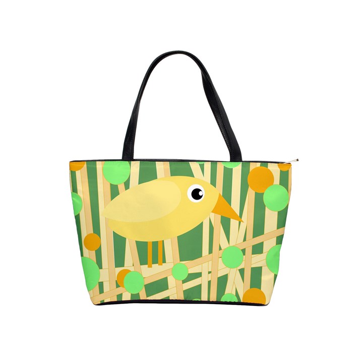 Yellow little bird Shoulder Handbags