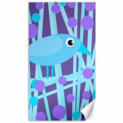 Blue And Purple Bird Canvas 40  X 72   by Valentinaart