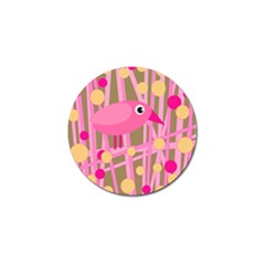 Pink Bird Golf Ball Marker (10 Pack) by Valentinaart