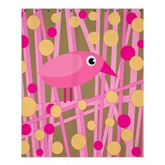 Pink Bird Shower Curtain 60  X 72  (medium)  by Valentinaart