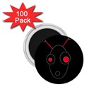 Red alien 1.75  Magnets (100 pack)  Front