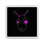 Purple alien Memory Card Reader (Square)  Front