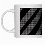 Black and gray lines White Mugs Left