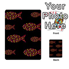 Orange Fishes Pattern Multi-purpose Cards (rectangle) 