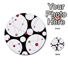Decorative Circles Multi-purpose Cards (round) 