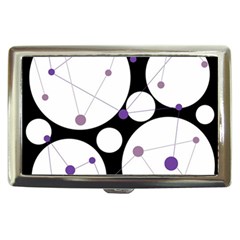 Decorative Circles - Purple Cigarette Money Cases