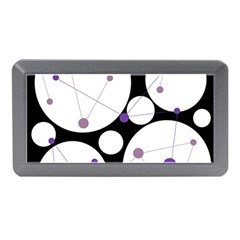 Decorative Circles - Purple Memory Card Reader (mini) by Valentinaart