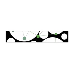 Decorative Circles - Green Flano Scarf (mini) by Valentinaart