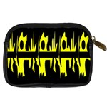 Yellow abstract pattern Digital Camera Cases Back