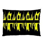 Yellow abstract pattern Pillow Case (Two Sides) Front