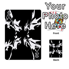 Black And White Pattern Playing Cards 54 Designs 