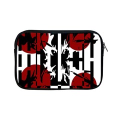 Red, Black And White Elegant Design Apple Ipad Mini Zipper Cases by Valentinaart