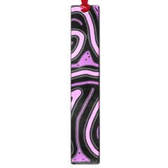 Purple Neon Lines Large Book Marks by Valentinaart