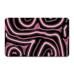 Decorative Lines Magnet (rectangular) by Valentinaart