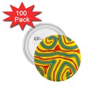 Colorful decorative lines 1.75  Buttons (100 pack)  Front