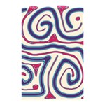 Blue and red lines Shower Curtain 48  x 72  (Small)  Curtain(48  X 72 ) - 42.18 x64.8  Curtain(48  X 72 )