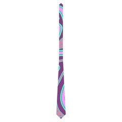 Purple Lines Neckties (two Side)  by Valentinaart