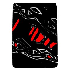 Black And Red Artistic Abstraction Flap Covers (s)  by Valentinaart