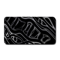 Black And White Decorative Design Medium Bar Mats by Valentinaart