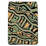 Green abstract art Flap Covers (L)  Front