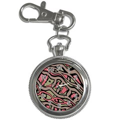 Decorative Abstract Art Key Chain Watches