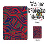 Red and green abstract art Multi-purpose Cards (Rectangle)  Front 51