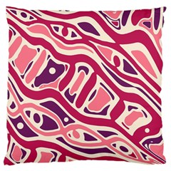Pink And Purple Abstract Art Standard Flano Cushion Case (two Sides) by Valentinaart