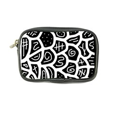 Black And White Playful Design Coin Purse by Valentinaart