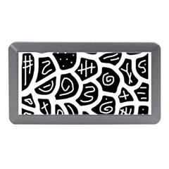 Black And White Playful Design Memory Card Reader (mini) by Valentinaart
