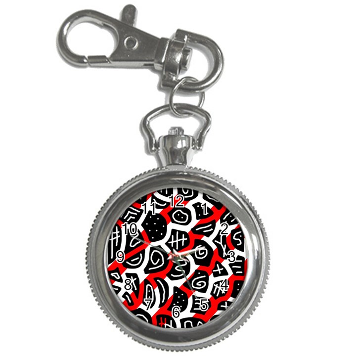 Red playful design Key Chain Watches