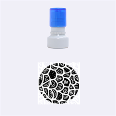 Red Playful Design Rubber Round Stamps (small) by Valentinaart