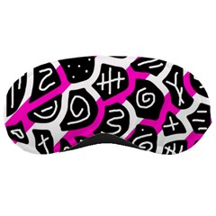 Magenta Playful Design Sleeping Masks by Valentinaart