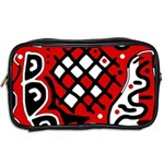 Red high art abstraction Toiletries Bags 2-Side Back